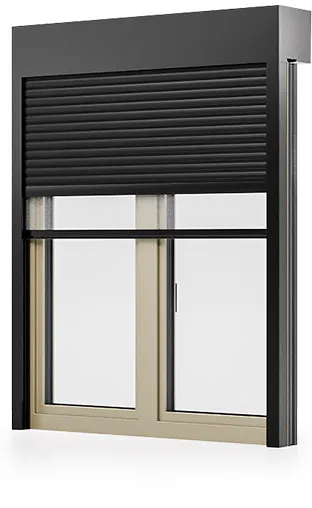 ROLLER SHUTTER WITH INSECT SCREEN